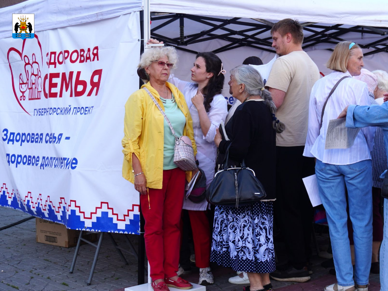 Более 800 новгородцев проверили здоровье в рамках проекта «Здоровая семья».