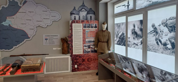 Музей поискового отряда «Волховский фронт» открывает свои двери для школьников.