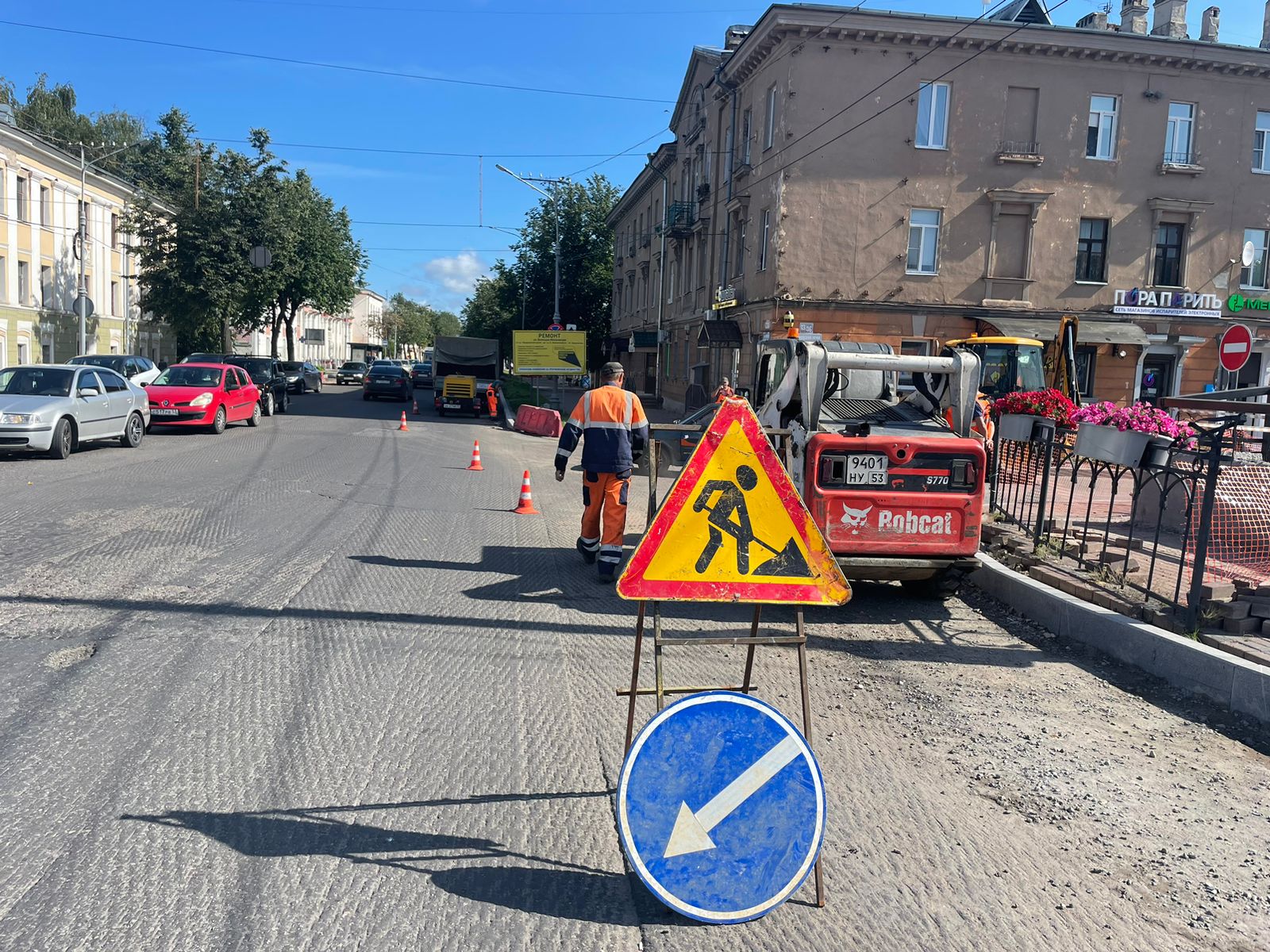 Национальный проект &quot;Безопасные качественные дороги&quot;: ремонтируем Большую Московскую улицу с опережением графика.